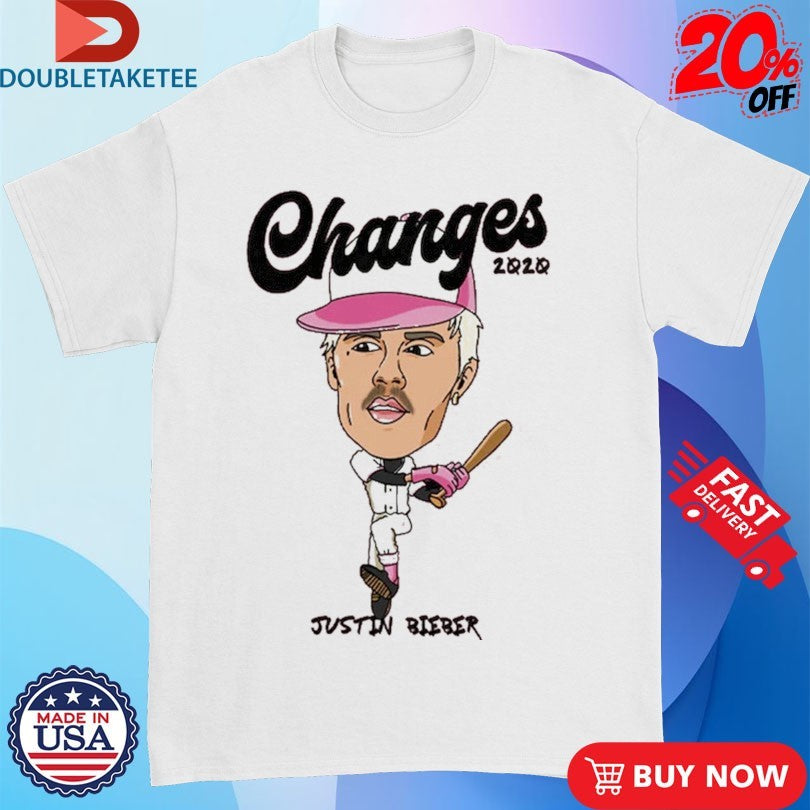 Justin Bieber Changes Baseball Shirts