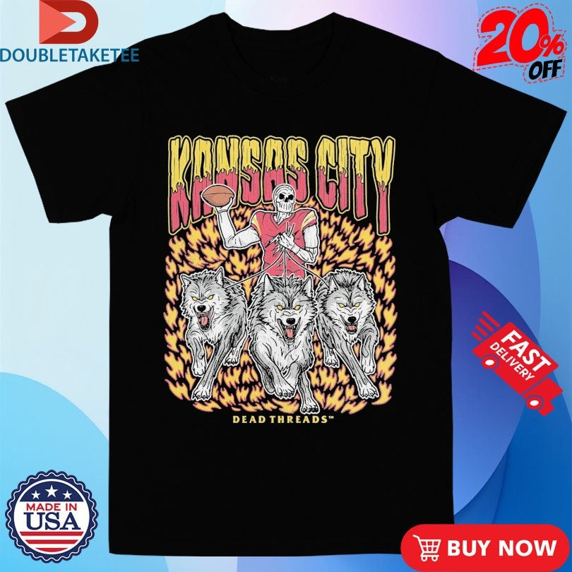 Official Kansas City Chiefs Dead Threads Wolfs Shirts