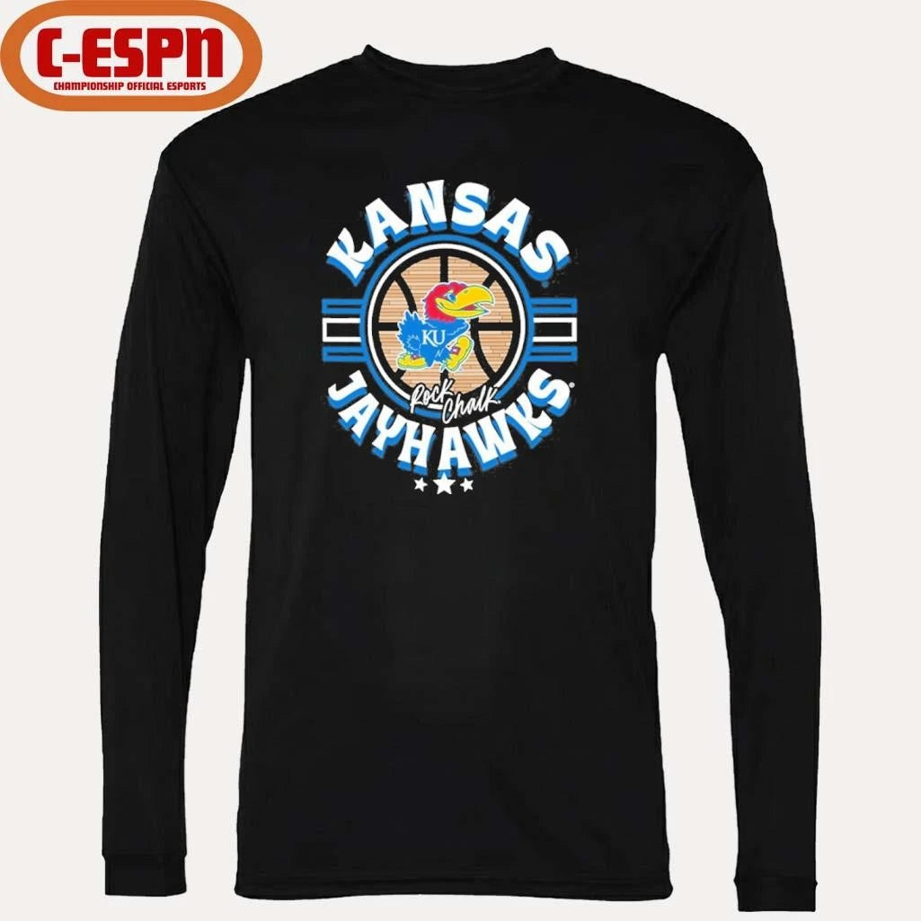 Official Kansas Jayhawks Basketball Court Ball Shirt