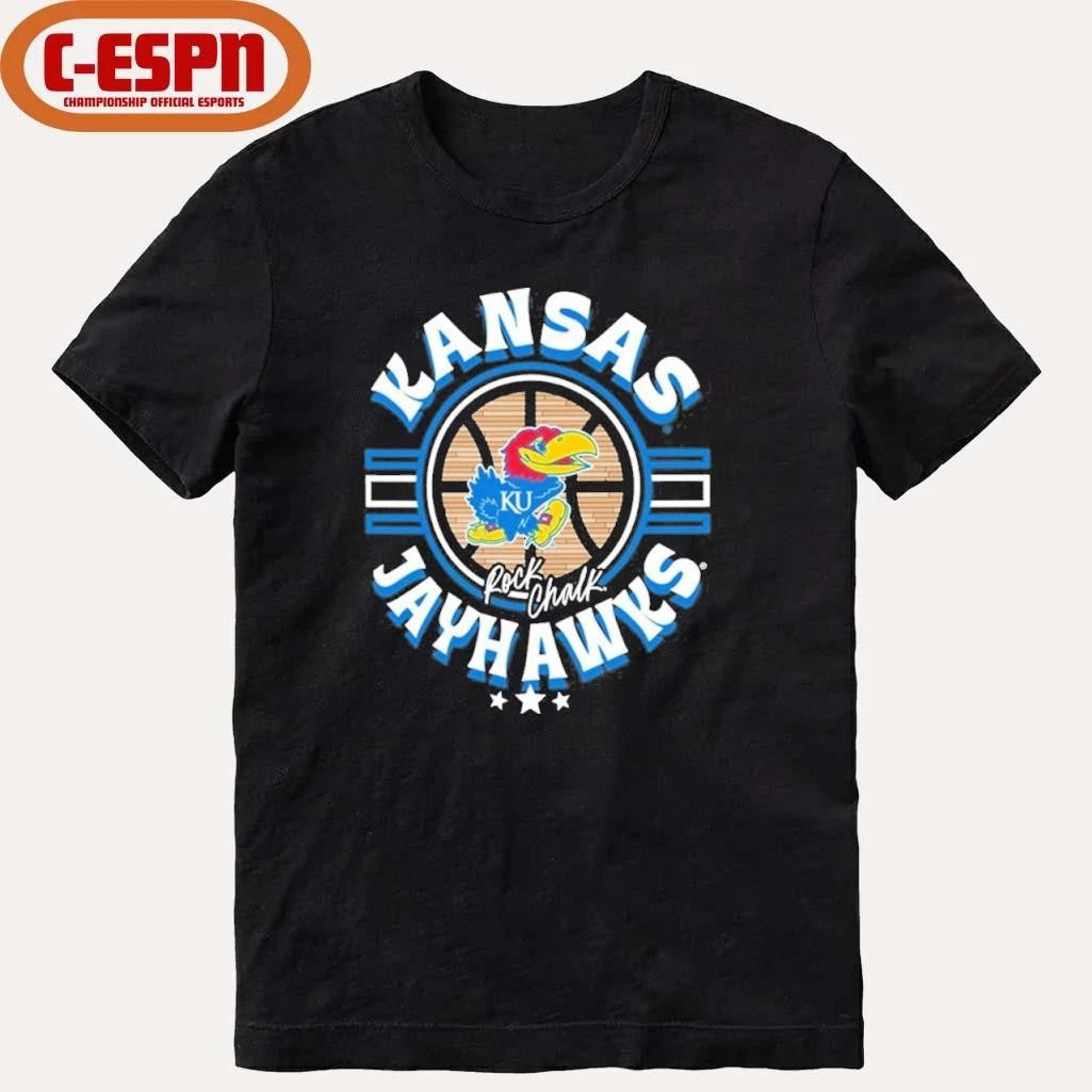 Official Kansas Jayhawks Basketball Court Ball Shirt