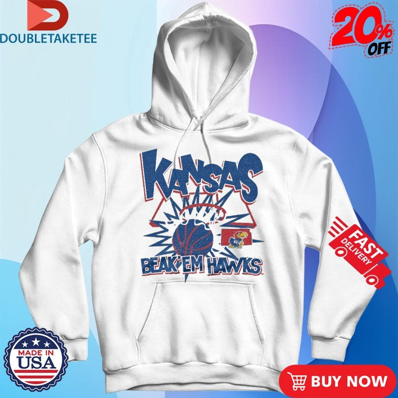 Official Kansas Jayhawks Beak ‘Em Hawks Slam Shirts