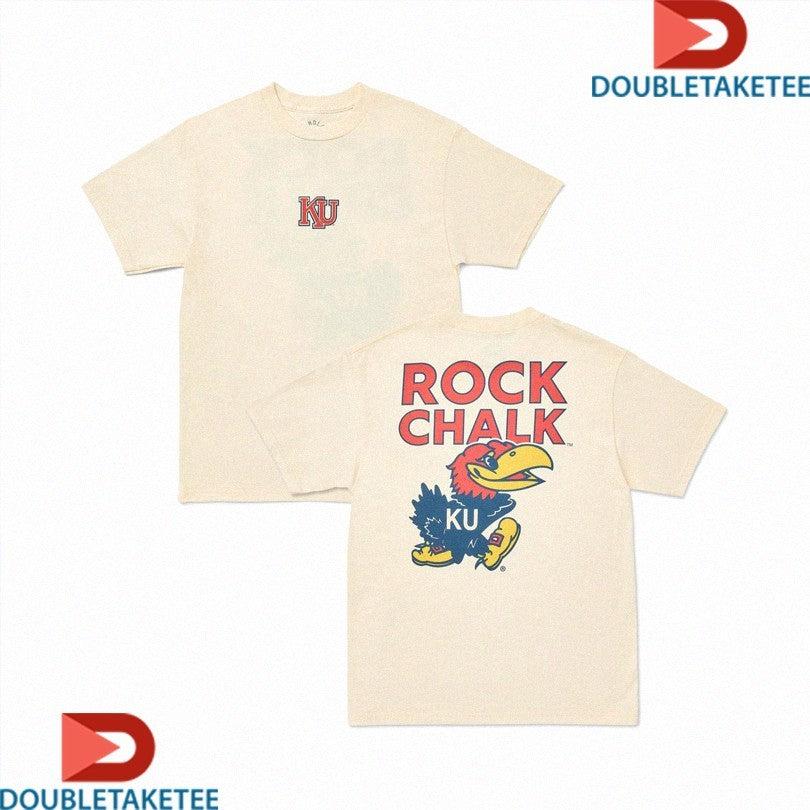 Official Kansas Jayhawks Rock Chalk Ku Mascot Shirts