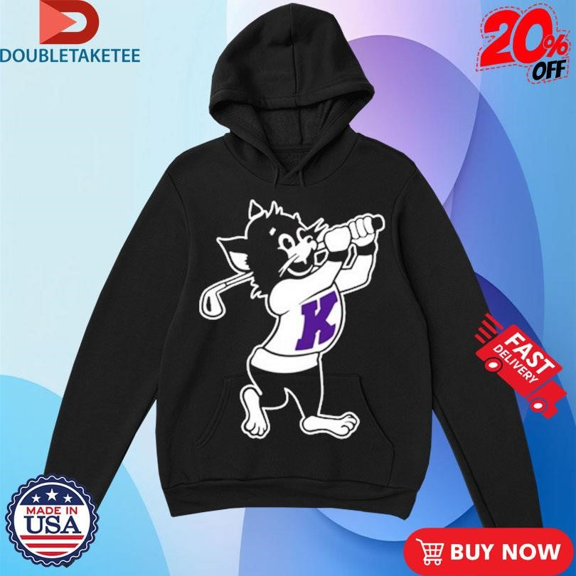 Official Kansas State Wildcats Willie Playing Golf Mascot Shirts