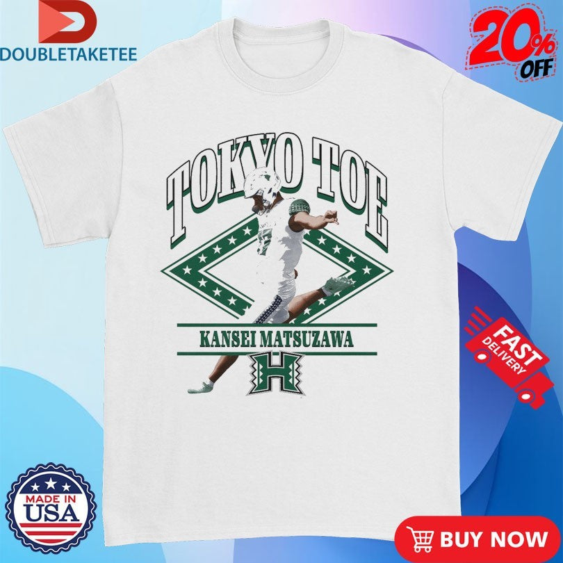 Official Kansei Matsuzawa Tokyo Toe Hawaii Rainbow Warriors Shirts