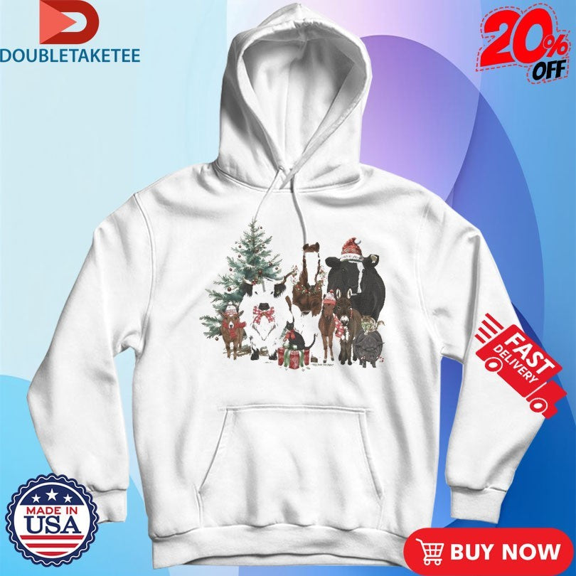 Official Katie Van Slyke Festive Farm Christmas Shirts