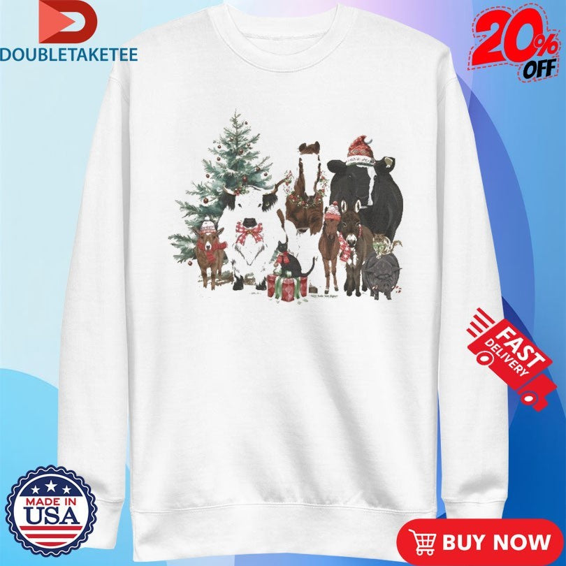 Official Katie Van Slyke Festive Farm Christmas Shirts