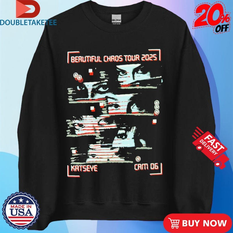 Katseye Beautiful Chaos Tour 2025 Eyes Shirts