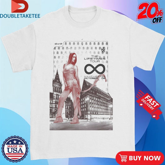 Official Katy Perry The Lifetimes Tour Oct 8 2025 Manchester UK-AO Arena Shirts