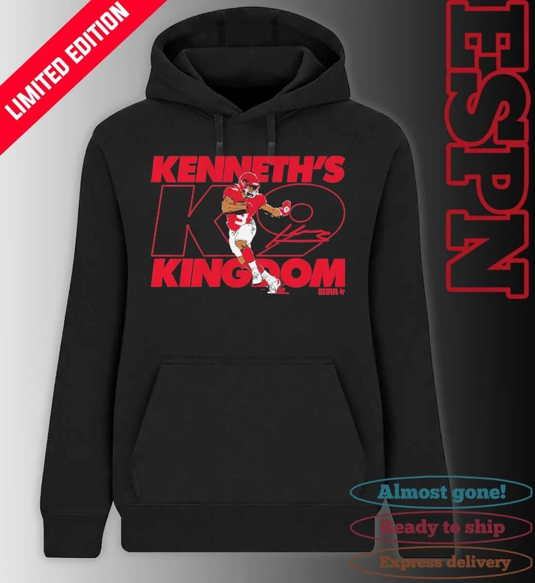 Official Kenneth Walker III Kenneth’s Kingdom Shirt