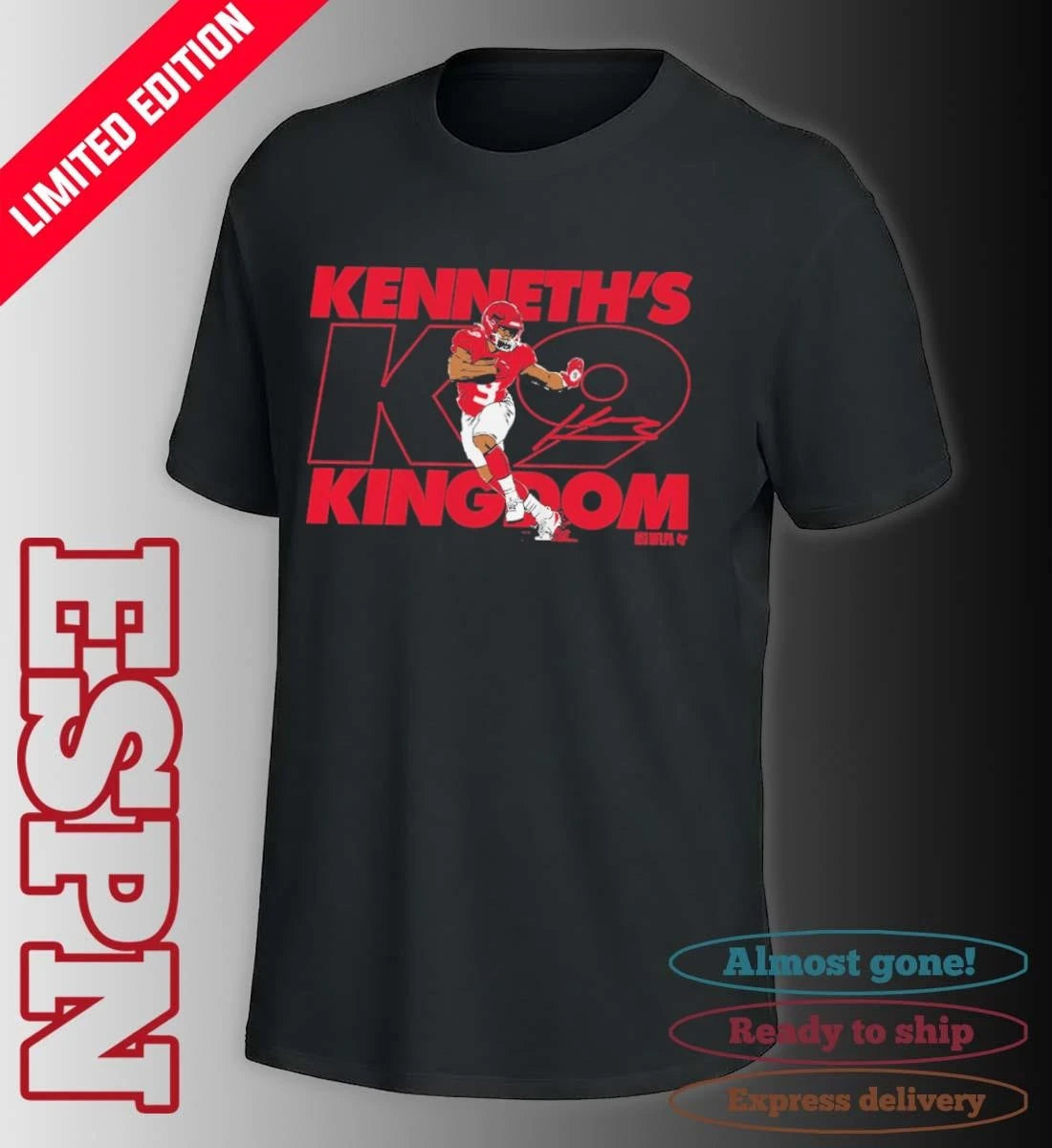 Official Kenneth Walker III Kenneth’s Kingdom Shirt