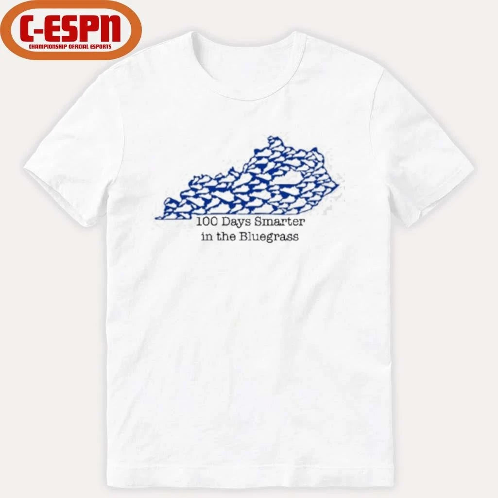 Official Kentucky 100 Days Smarter in the Bluegrass Shirt