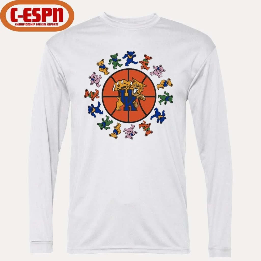 Official Kentucky x Grateful Dead Basketball Circle Bears Shirt