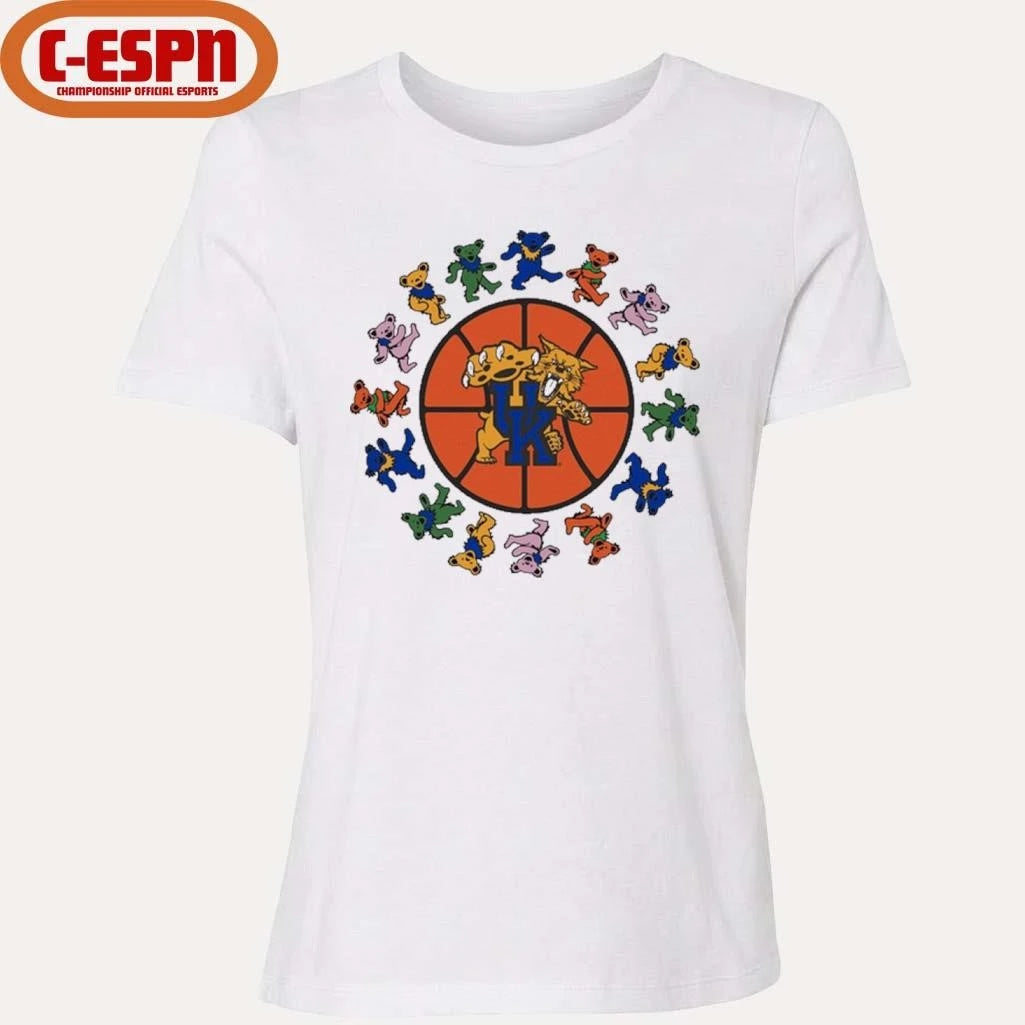 Official Kentucky x Grateful Dead Basketball Circle Bears Shirt
