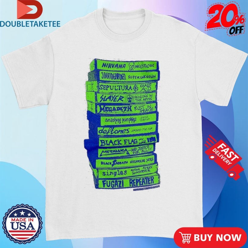Official Kerrang! x Unified Goods Books Shirts