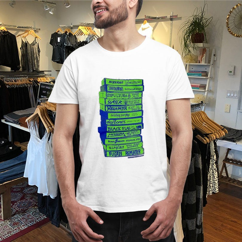 Official Kerrang! x Unified Goods Books Shirts