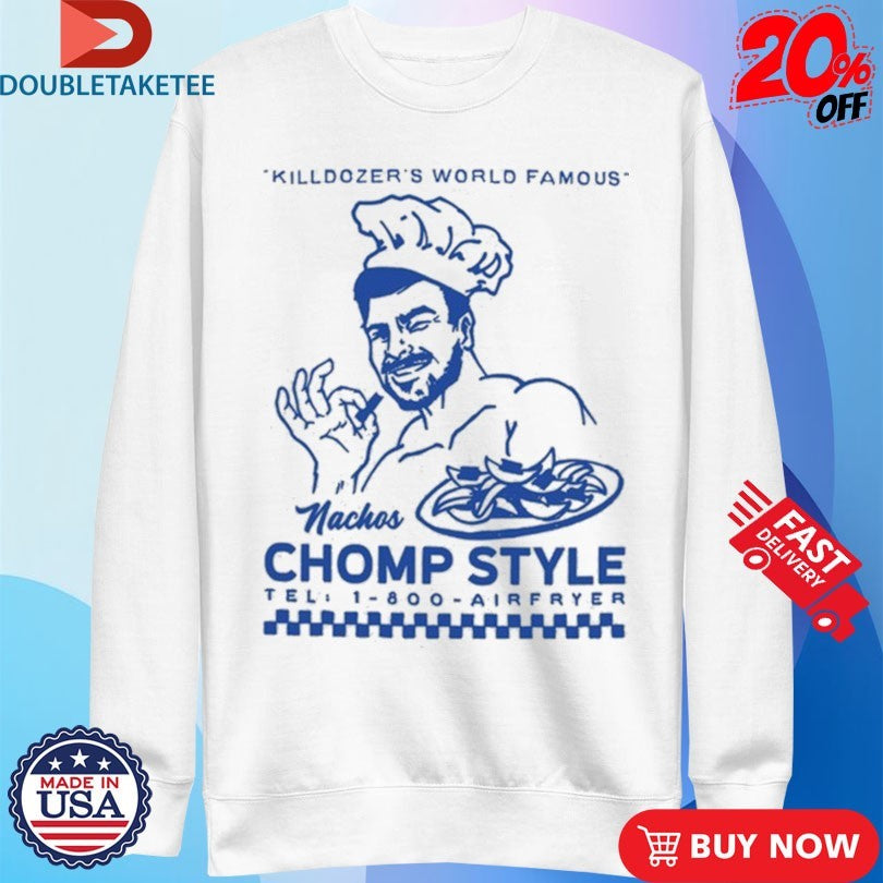 Official Killdozer World Famous Chomp Style Chef Shirts