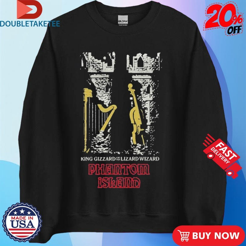 Official King Gizzard And The Lizard Wizard 2025 Tour Phantom Island Shirts