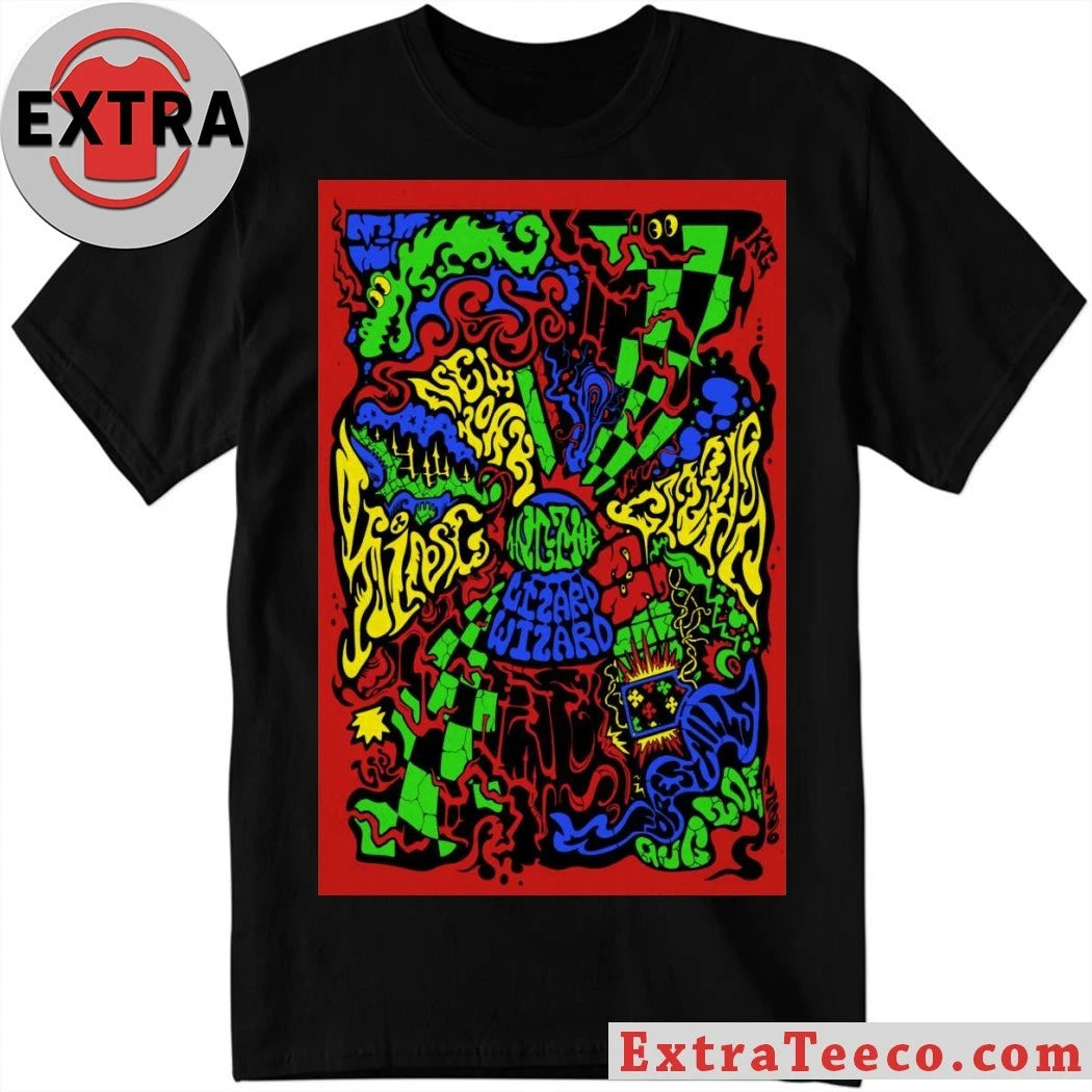 Official King Gizzard &amp; The Lizard Wizard Aug 20 2026 Forest Hills Stadium Forest Hills, NY Poster Shirt