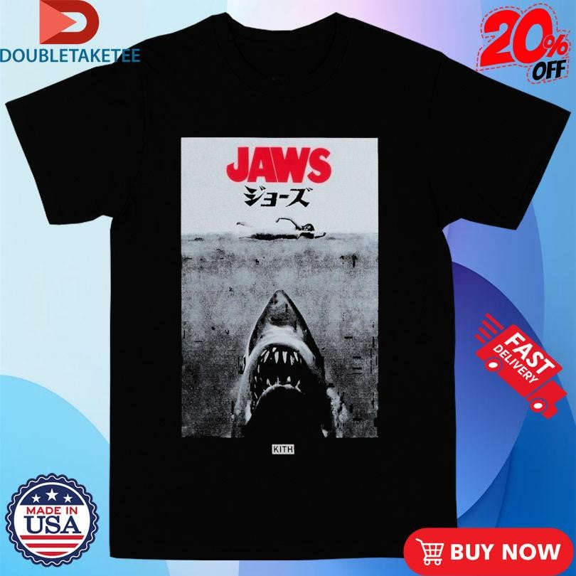 Official Kith For Jaws Japanese Swiming Photo Shirts
