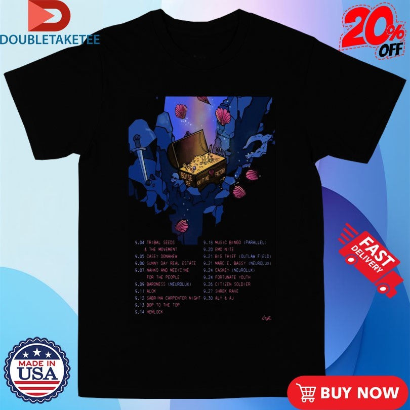 Official Knitting Factory Tour Boise September 2025 Dates T-shirts