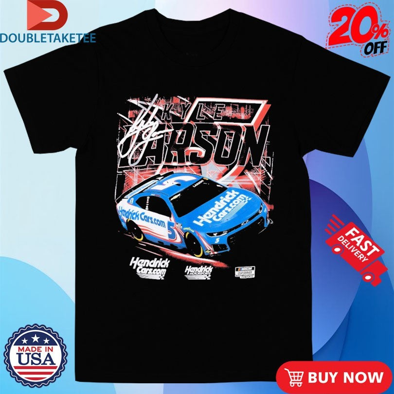 Official Kyle Larson Classic Ink #5 Hendrickcars.com Nascar Cup  Champions Shirts