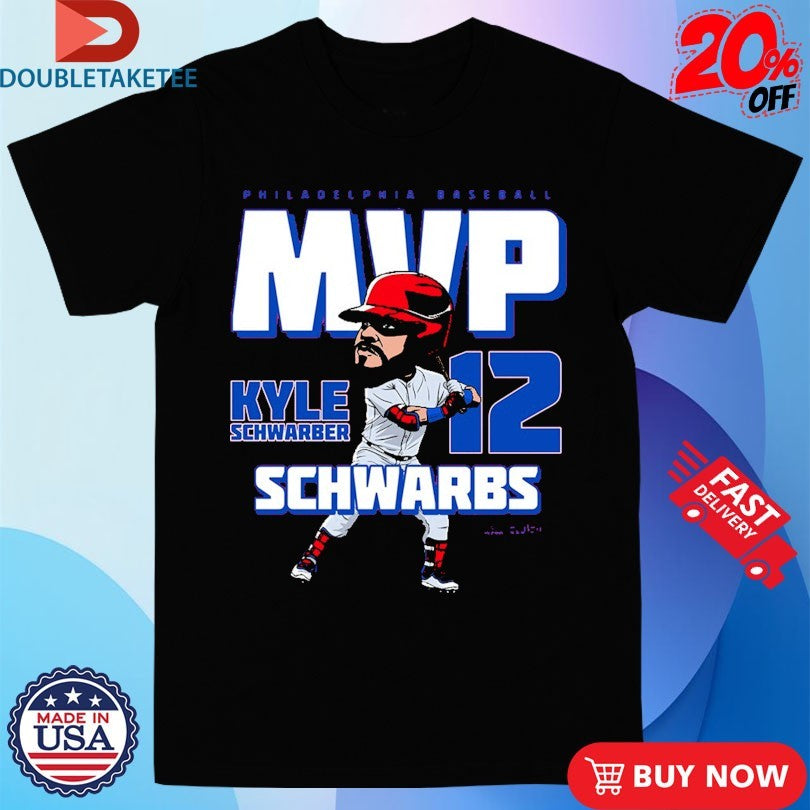 Official Kyle Schwarber Philadelphia Phillies Schwarber MVP Caricature Shirts
