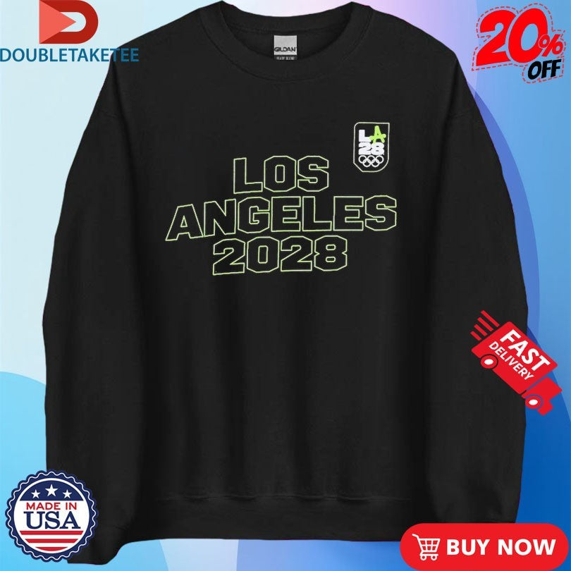 Official LA28 Summer Olympics Neon Outline Preschool Shirts