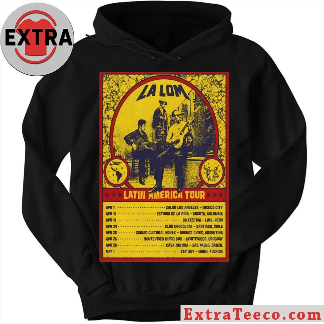 Official La Lom 2026 Latin America Shows Poster Shirt