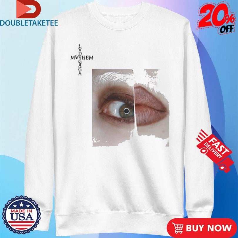 Official Lady Gaga Mayhem Close Up Photo Shirts