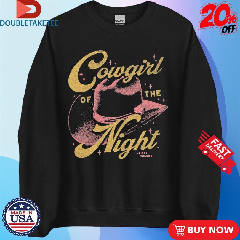 Official Lainey Wilson Cowgirl Of The Night Shirts