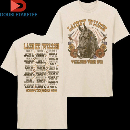Official Lainey Wilson Whirlwind World Tour 2026 Dates Derby Shirts