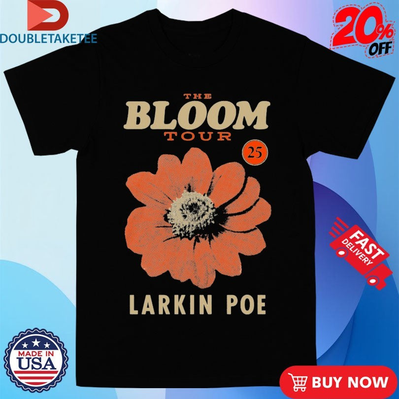 Official Larkin Poe The Bloom Tour US + CA 2025 Shirts