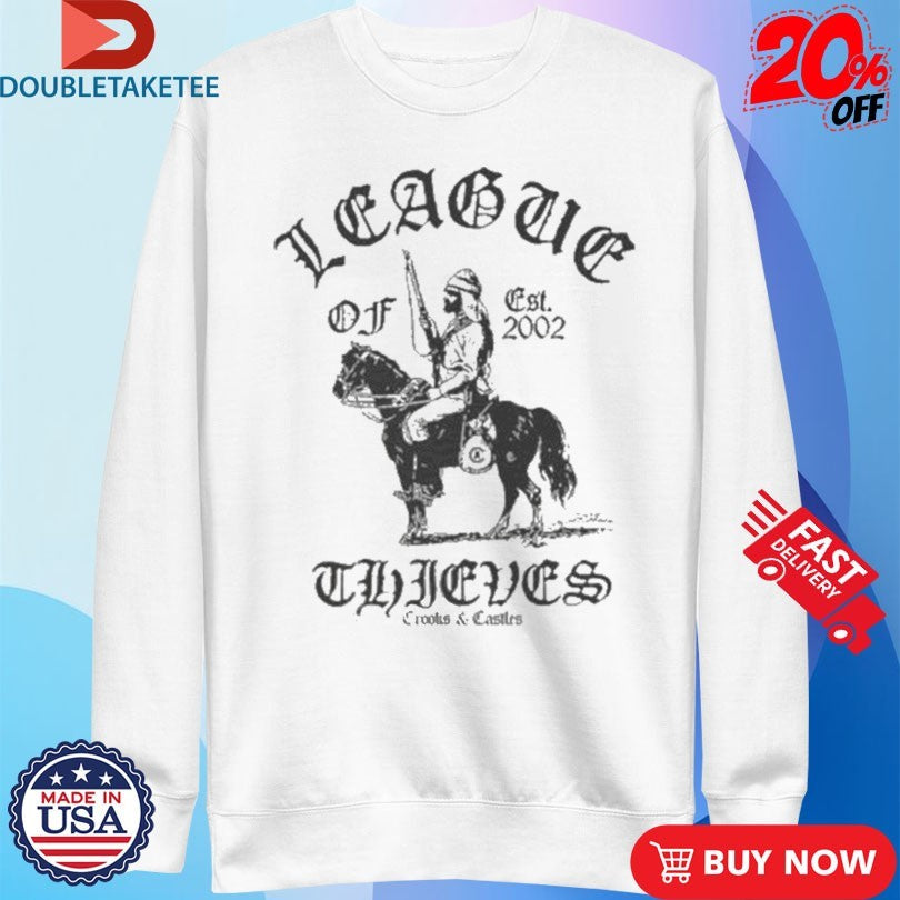 Official League Of Thieves Est 2002 Shirts