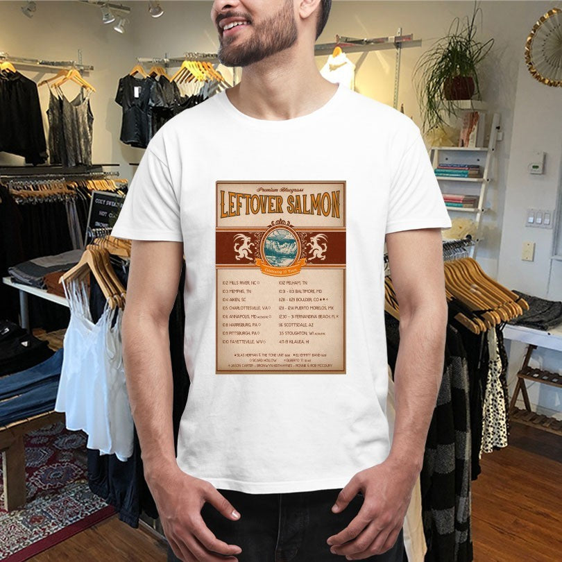 Official Leftover Salmon Celeb 35 Years 2025 Tour Shirts