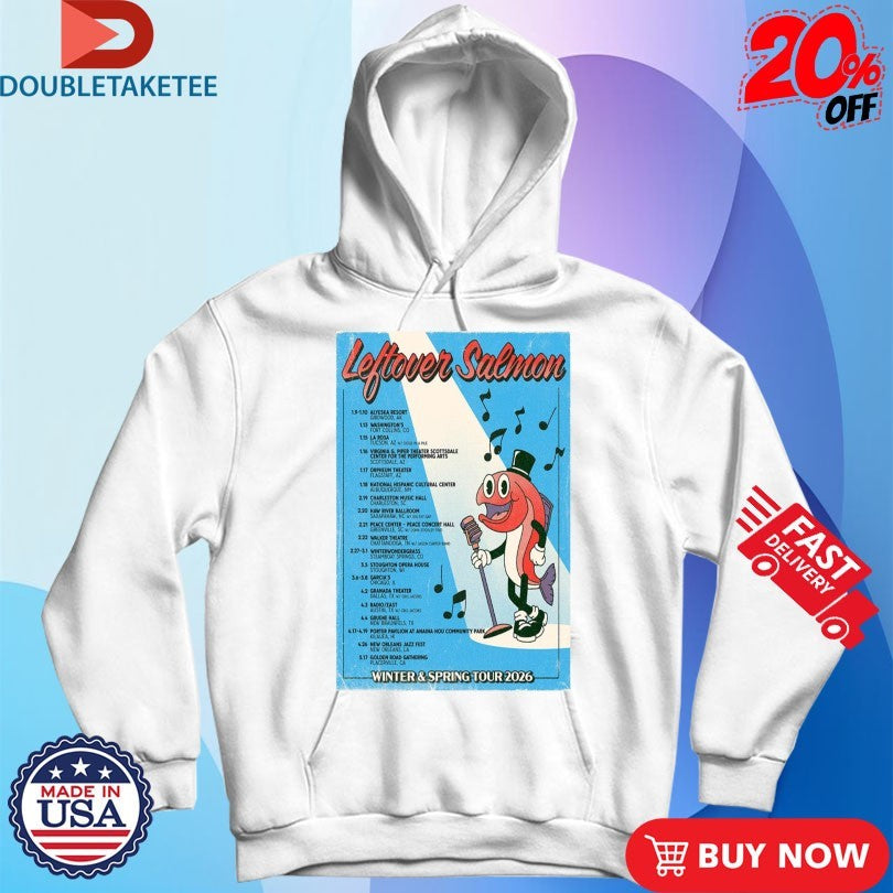 Official Leftover Salmon Winter &amp; Spring Tour 2026 Shirts