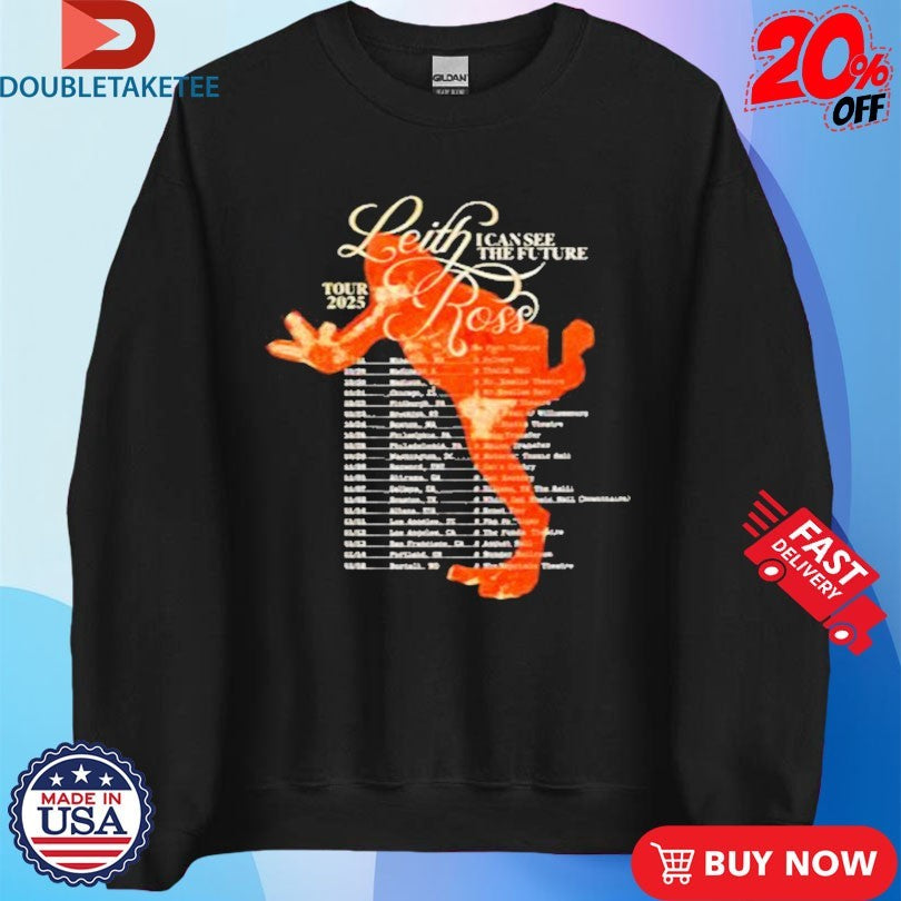 Official Leith Ross I Can See The Future Tour 2025 Dates Shirts