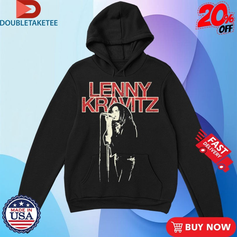 Official Lenny Kravitz Mic Pose Shirts