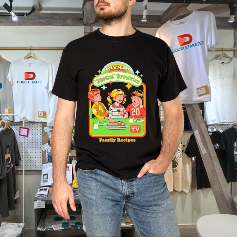 Official Let’s Make Brownies Family Recipes As Seen On TV Shirts