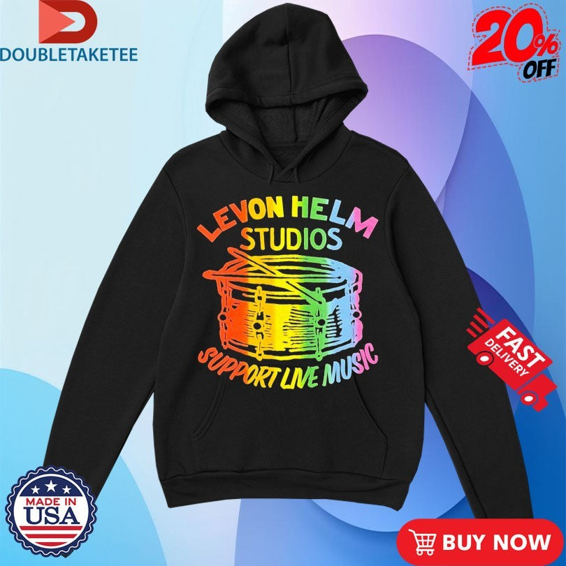 Official Levon Helm Studios Support Live Music Pride Shirts