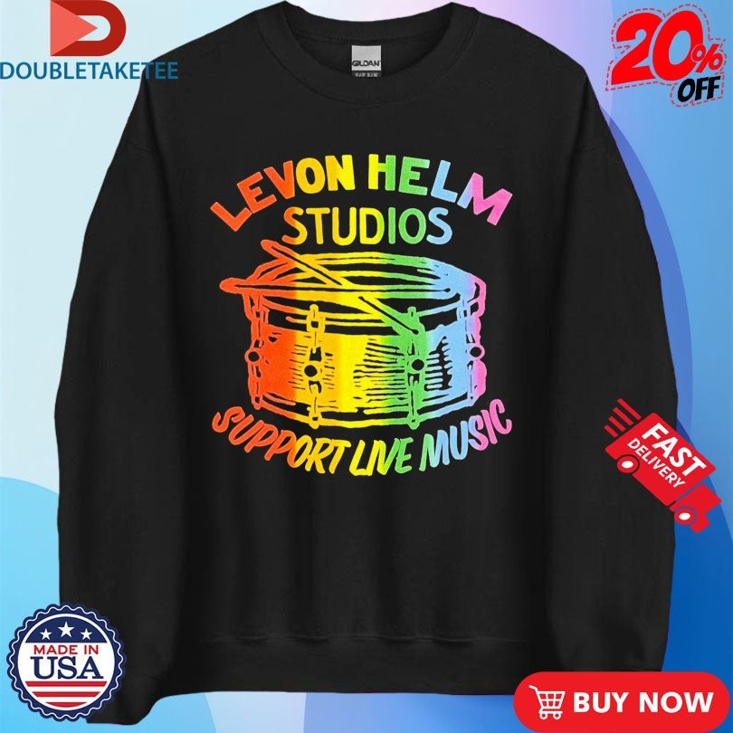 Official Levon Helm Studios Support Live Music Pride Shirts