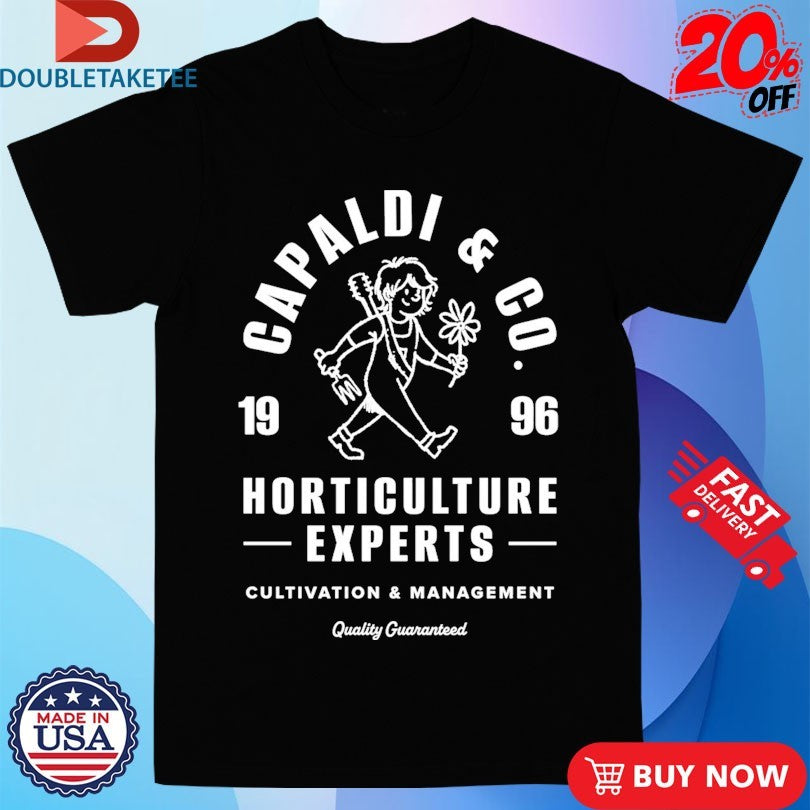Official Lewis Capaldi Capaldi And Co Horticulture Experts Cultivation &amp; Management Shirts
