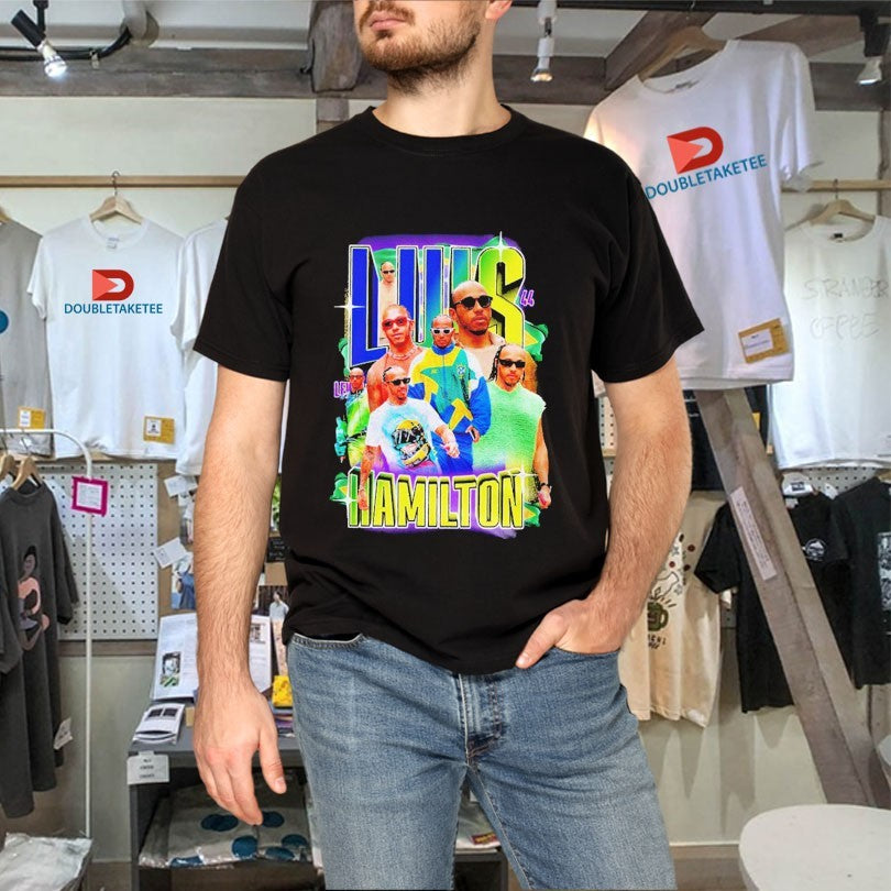 Official Lewis Hamilton Formula 1 Brazil GP 2025 Shirts