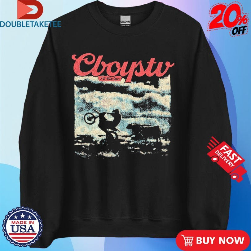 Official Life Wide Open Wheelie Cboystv Shirts