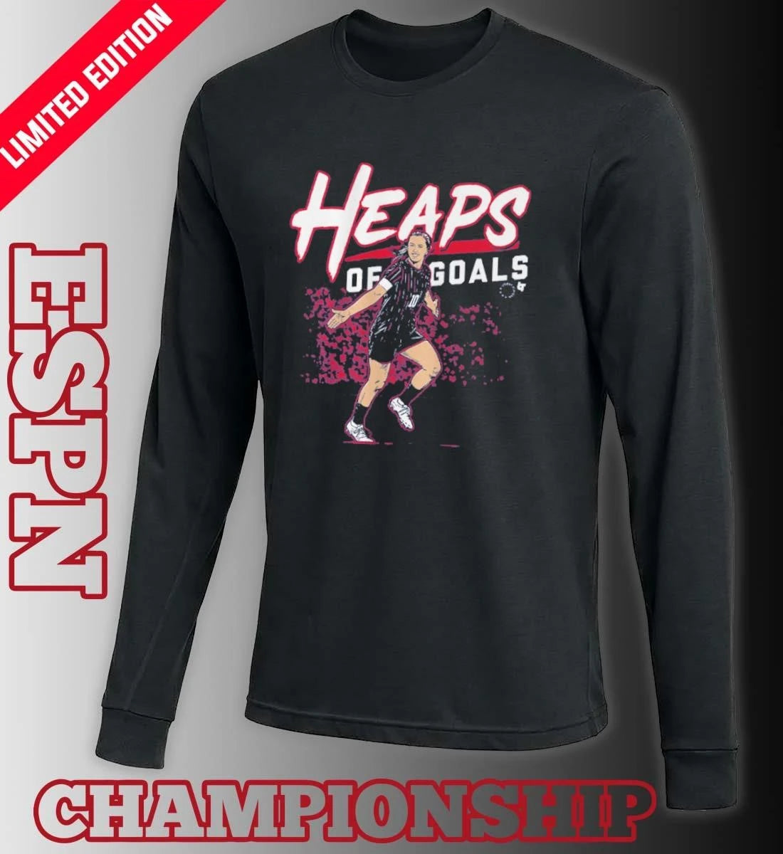 Official Lindsey Heaps Heaps of Goals T-Shirt