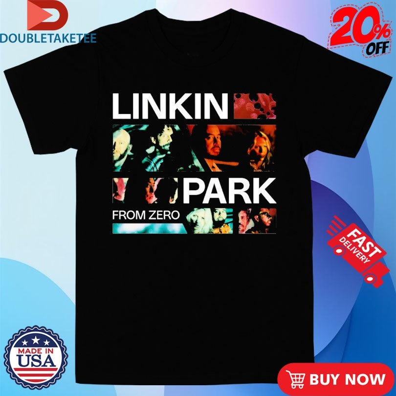 Official Linkin Park From Zero Photo Grid Shirts