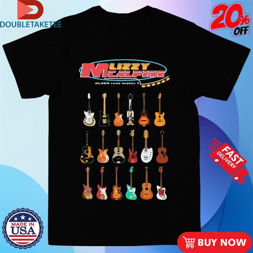 Official Lizzy Mcalpine Older And Wiser Guitars Shirts