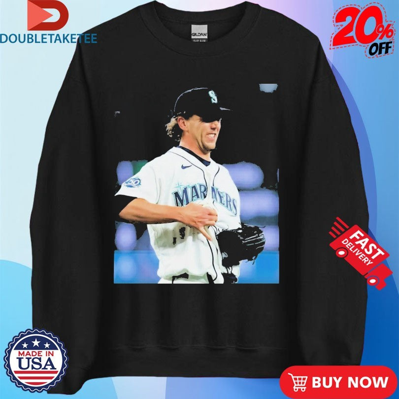 Logan Gilbert Seattle Mariners Catch Ball In Shirts