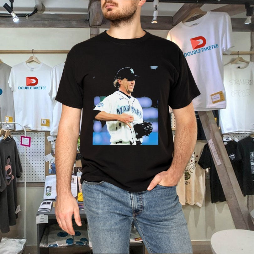Logan Gilbert Seattle Mariners Catch Ball In Shirts