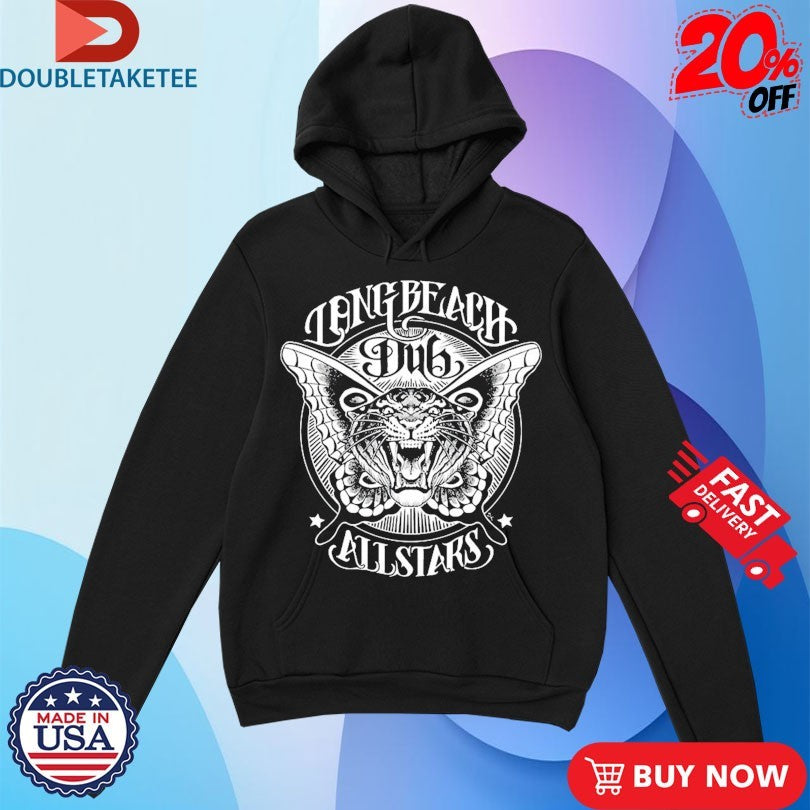 Official Long Beach Dub AllStars Tiger Butterfly Shirts