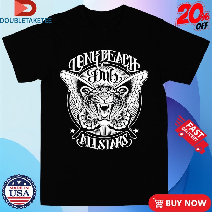 Official Long Beach Dub AllStars Tiger Butterfly Shirts